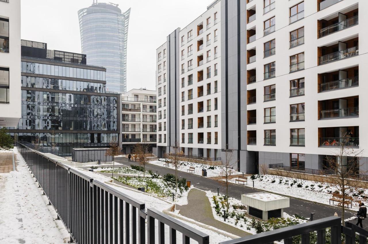 Modern Apartments With Access To The Pool Near Rondo Daszynskiego Station Warschau Exterior foto